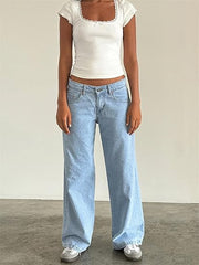 LOW-RISE JEANS