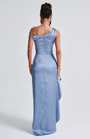 DUSTY BLUE MAXI DRESS