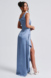 DUSTY BLUE MAXI DRESS